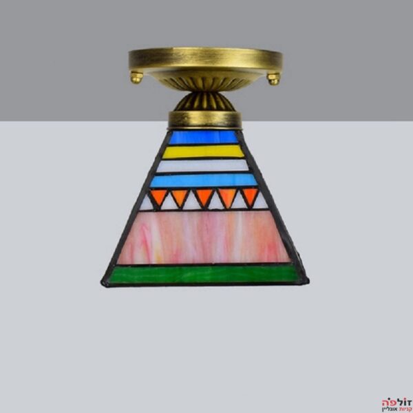 מנורת ספוט צבעונית במצב כבויה