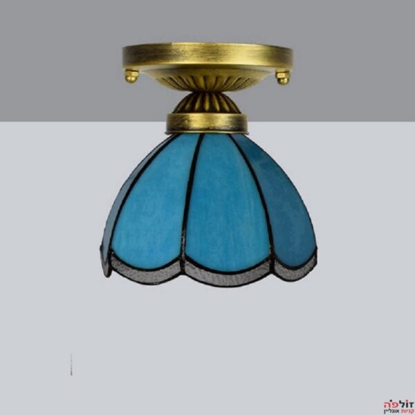 מנורת ספוט ויטראז' כחולה